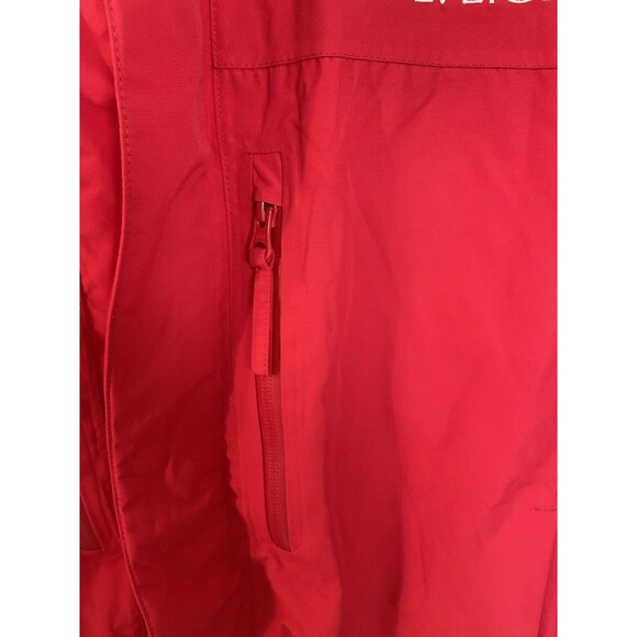 Silversea Expeditions All Weather Coat Jacket Medium Red Mens Hooded Full Zip - Picture 2 of 16